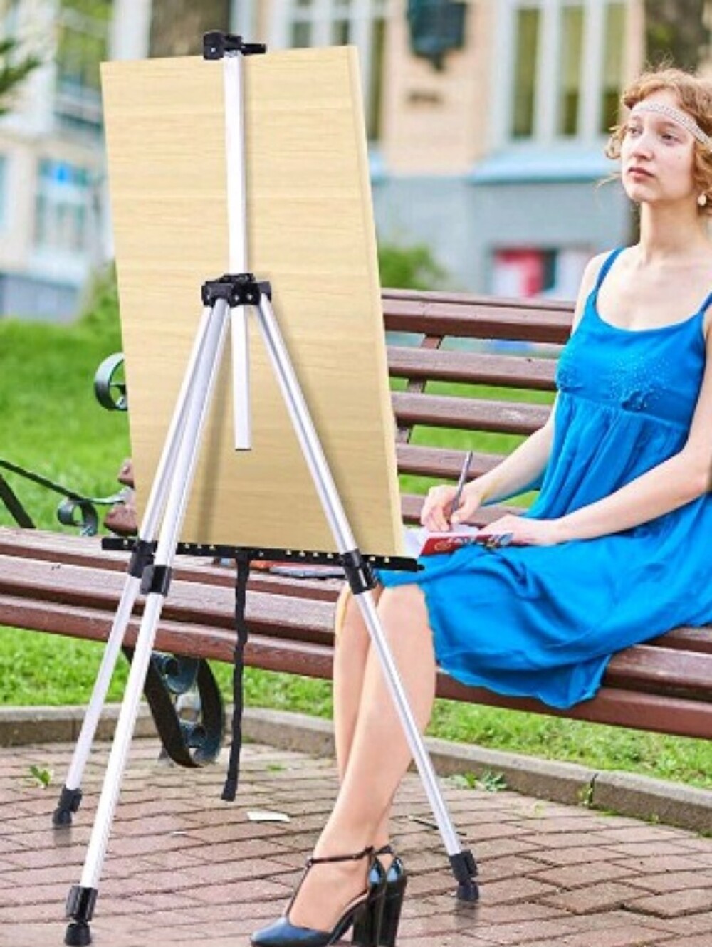 Ohuhu Aluminum Easel Portable Carry Bag Lightweight - Picture 7 of 10